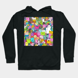 Full menagerie of animals and monsters Hoodie